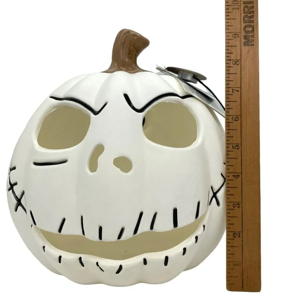 Disney Nightmare Before Christmas Jack Skellington Light Up Blow Mold Pumpkin